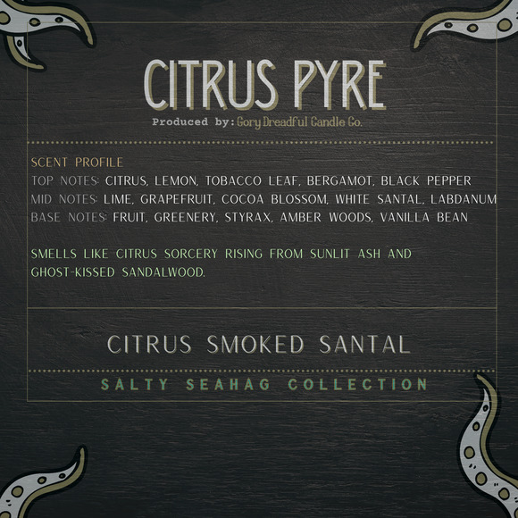 Citrus Pyre Deluxe Fusion Wax Melt Druzy - White Santal Citrus Scent - Picture 2 of 6